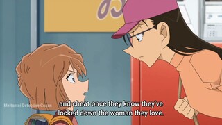 🔥When haibara says haneda shukichi is cheating on Yumi san 🔥 Detective conan new funny episode 🔥