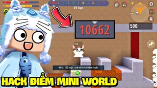 MEOWPEO BẬT HACK, HACK HƠN 10000 ĐIỂM PHÁ ĐẢO MAP MINI GAME PARKOUR SIÊU KHÓ TRONG MINI WORLD