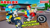 BANG BOY DAN PANDU GAMING BALAPAAN MOTOCROSS - BROOKHAVEN ROBLOX INDONESIA