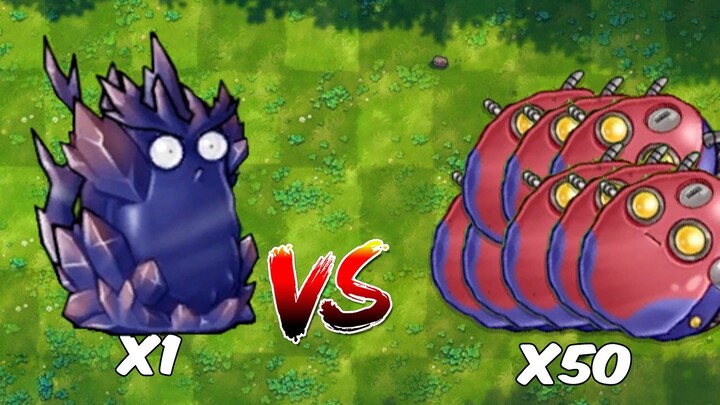 PVZ Fusion Challenge - 1 Fusion Plant vs. 50 Bowling Zombie - Who Will Win?