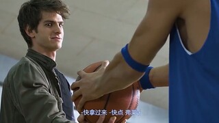 Pengganggu sekolah bermain bola basket untuk menggertak gadis, Spider-Man tidak tahan lagi, slam dun