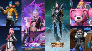 6 UPCOMING SKIN GAMEPLAY - SKIN STUN SQUAD - JUNE STARLIGHT SKIN 2021 | ML LEAKS 2021