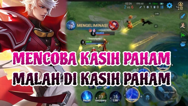 MENCOBA KASIH PAHAM MALAH DI KASIH PAHAM