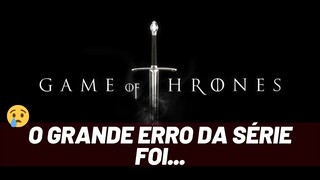 O GRANDE ERRO DE GAME OF THRONES #shorts