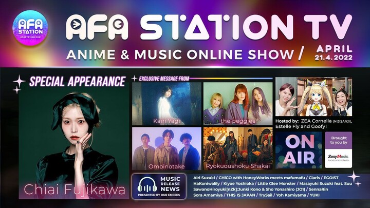 AFA Station TV Anime & Music Online Show April 2022