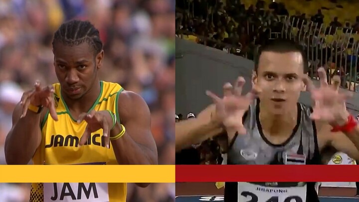 The athlete imitated Blake’s “beast unleashed,” and still managed to win gold at the Southeast Asian