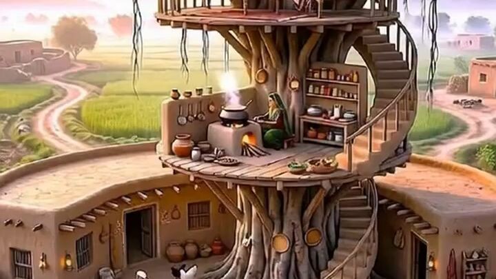 Beautiful village life ❤️ 😍 ♥️