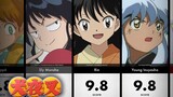 Daftar peringkat penampilan karakter AI cerdas "InuYasha" dan "Half-Demon Yashahime", tempat pertama