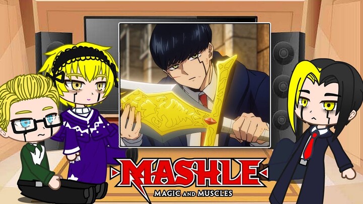 Mashle React To Mash | Mashle Magic and Muscles | Gacha react