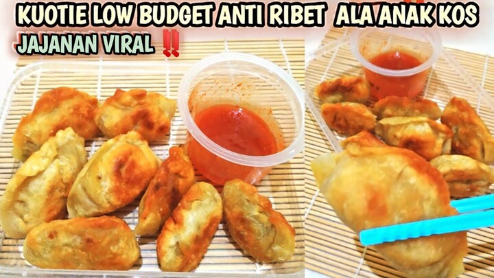 KUOTIE LOW BUDGET TANPA DAGING TANPA AYAM BAHAN GAMPANG DI DAPET MURMER POKOK NYA