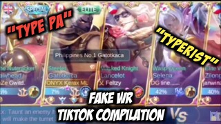 FAKE WR TIKTOK COMPILATION (MLBB)