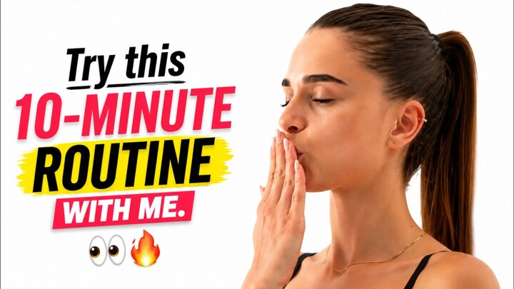 Try This 10-Minute Face Yoga for a Natural Glow Up 👀✨