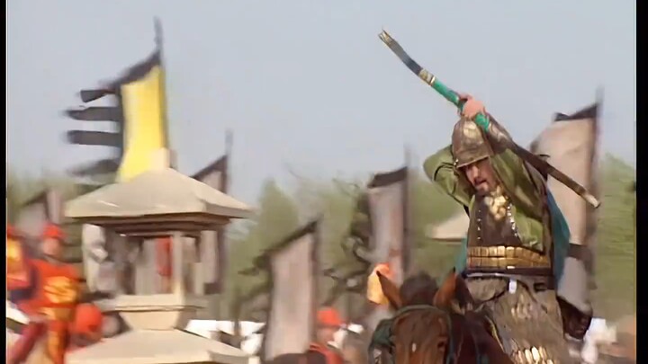 Cao Cao was even happier to see Xiahou Yuan hit the bullseye than he was when he did himself.