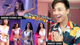 Binibining Pilipinas 2022 | Swimsuit Round | Maymay Entrata performs Amakabogera | REACTION