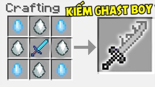 THỬ THÁCH SINH TỒN TRONG THẾ GIỚI TOÀN LÀ KIẾM TRONG MINECRAFT #20 *KIẾM GHAST BIẾT BẮN LỬA*