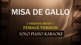 MISA DE GALLO ( FEMALE VERSION ) ( VARIOUS ARTIST ) (COVER_CY)