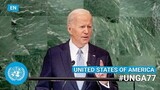 🇺🇸 USA - Joe Biden, Jr Addresses UN General Debate, 77th Session (English)| #UNGA