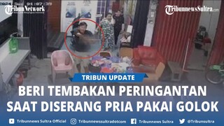Viral Polisi Diserang Seorang Pria Pakai Golok, Diduga Dendam Karena Pernah Ditangkap