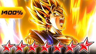 (Dragon Ball Legends) ZENKAI 7, 1400%, 14 STAR LF SUPER VEGITO! THE TRIUMPHANT RETURN OF THE BEST!