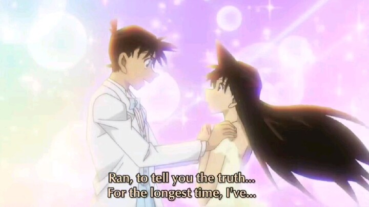 Shinichi wants to kiss Ran