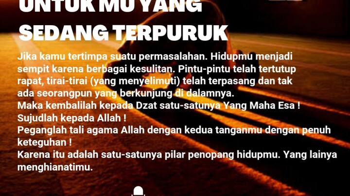 Untuk mi yang sedang terpuruk