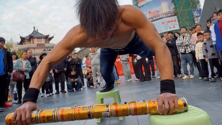 “Membudayakan jiwa, mengeraskan tubuh” #KakakGagak #Zhang Yaoyang #Tantangan Push-Up Melayang #Kekua