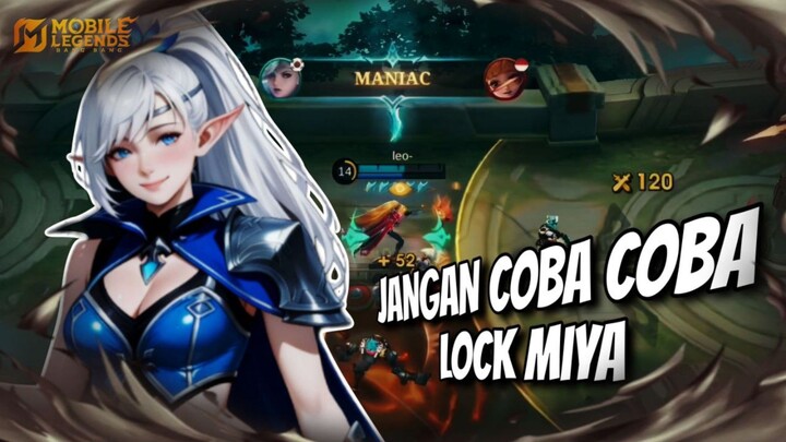 DI LOCK KARINA MARI KITA LOCK BALIK 🤣 | MLBB | MIYA EXE