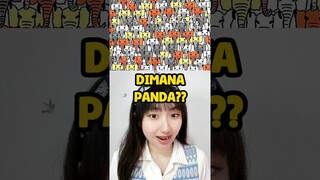 TEBAK DIMANA PANDA?? 🐼 #shorts #OliviaValent