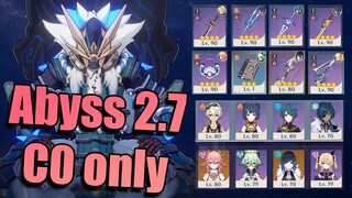 Spiral Abyss 2.7 C0 Only & F2P Yelan Showcase - Genshin Impact Indonesia