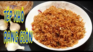 TÉP KHÔ RANG GIÒN_ Món ăn cùng cơm tiện lợi những ngày chống dịch || Cooking DT