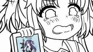Yuuka: Who is this woman with thick thighs!? [Blue Files Short Film]