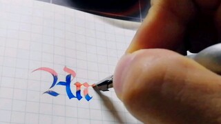 [Calligraphy]เขียนชื่อตัวละครทั้งหมดใน <AOTU> ด้วยลายมือ