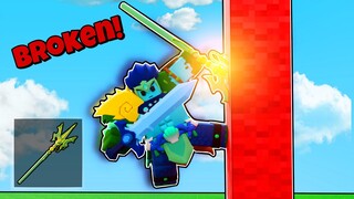The NEW Triton Kit Is BROKEN In Roblox Bedwars..