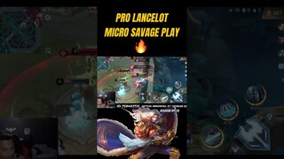 LANCELOT TOWER DIVE SAVAGE  #mobilelegends #mlbb #lancelotgameplay #mlbbshorts #shorts #mplid #mplph