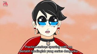 SARADA MENJADI BERKACA KACA | BORUTO TWO BLUE VORTEX PART 2173