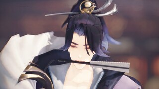 [Wangchuan Fenghualu MMD] Xin Qiji - Xiangxi Luanwu (Xiangxi Luanwu) Biting the fan is very civilize