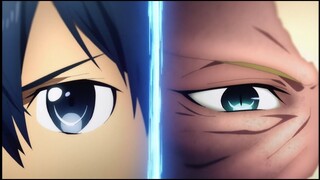 [AMV] kirito vs gabriel  kirito use  starburst stream sword art online war of underworld