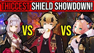 SHIELD SHOWDOWN! WHO has the THICCEST Shield?! 4★ Character Shield Comparisons