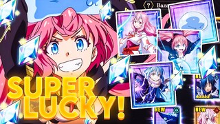 IM TOO LUCKY!! SUMMONS ON NEW SLIME GAME! | Slime: Isekai Memories