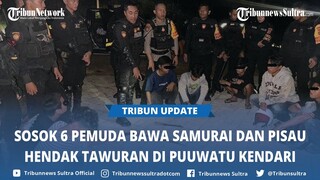 Sosok 6 Remaja Bawa Samurai dan Pisau Hendak Tawuran di Terminal Puuwatu Kendari, Digagalkan Polisi