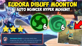 EUDORA DIBUFF MOONTON!! AUTO NGINCER HYPER MUSUH!!COMBO 6 ELEMENTALIST 6 NATURE MAGIC CHESS UPDATE