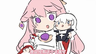 【提瓦特幼儿园】清晨的曙光中，小八重醒来发现小雷电在她身边安慰着她
