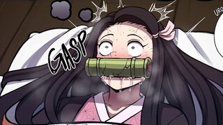 KANROJI & NEZUKO say Thank You | Demon Slayer | Comic dub
