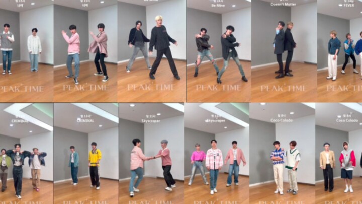 รวมคลิปซ้อมในห้องฝึกซ้อม ชุดเสื้อผ้าส่วนตัวของเพลงใหม่รอบที่สามจาก Peak Time