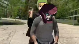 Aslan! Kagari is going to be late for work now!!
