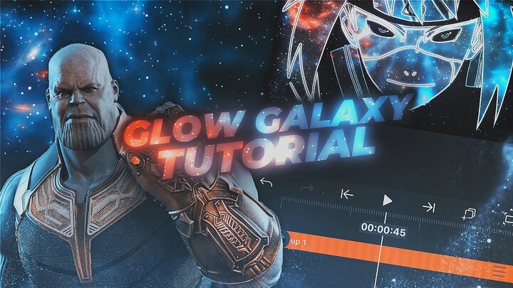 GLOW GALAXY TREND TUTORIAL 🔥 ALIGHT MOTION 4.0.2 ✨