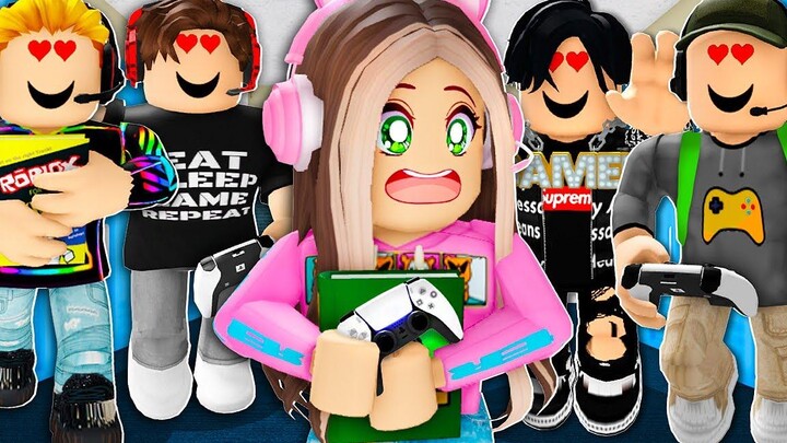 ผู้หญิงคนเดียวที่ GAMER School ใน Roblox!