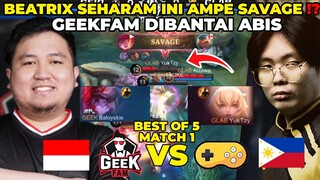 PATCH BARU TOURNAMENT SBLM M4 ‼️ BEATRIX FILIPINA DPT SAVAGE - GEEK DIBANTAI ABIS COK AMA TIM PH INI