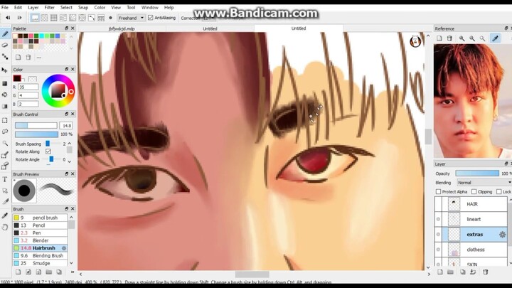 Jung Chanwoo (iKON) Fanart Speed Drawing