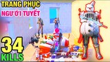 [PUBG Mobile] Trải Nghiệm Trang Phục Người Tuyết | Quét Sạch MAP 34 KILLS | T98